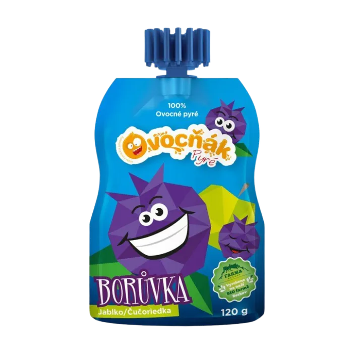 Ovocňák Pyré jablko borůvka 120 g